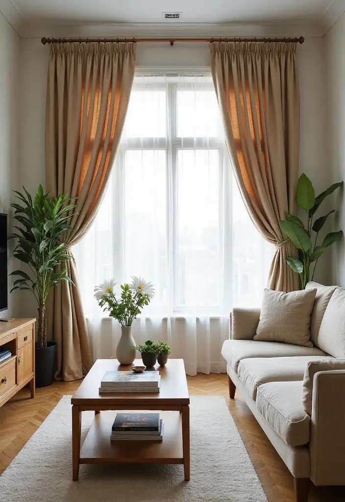 25 Curtains Ideas for Living Room That Feel Luxurious - 19. Custom-Made Curtains
