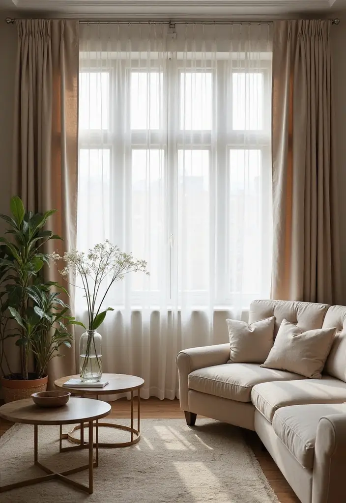 25 Curtains Ideas for Living Room That Feel Luxurious - 25. Eco-Friendly Blackout Curtains