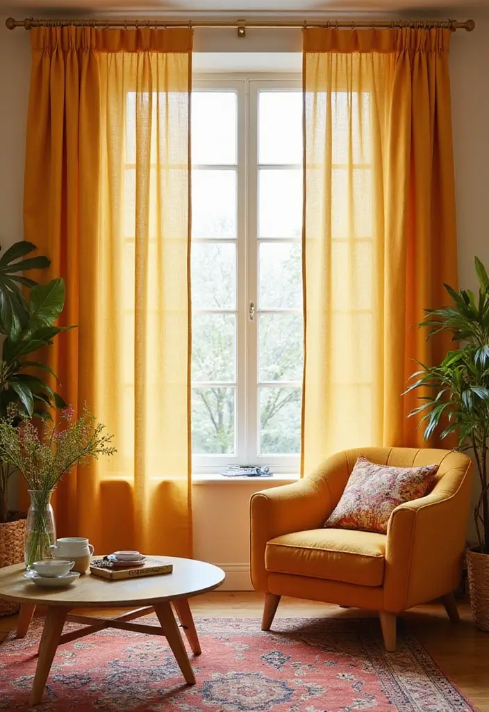25 Curtains Ideas for Living Room That Feel Luxurious - 5. Recycled Polyester Curtains