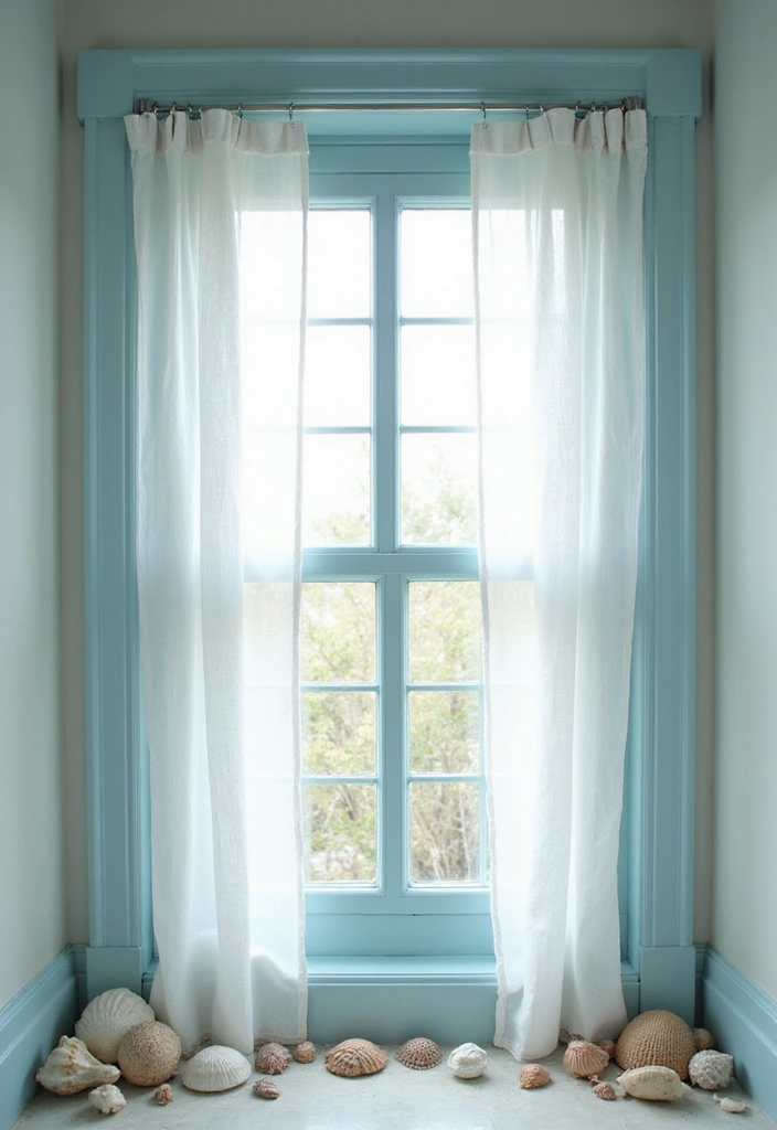 25 Fake Window Ideas That Look Amazingly Real 2 25 Fake Window Ideas That Look Amazingly Real - 2. Coastal Retreat Faux Window
