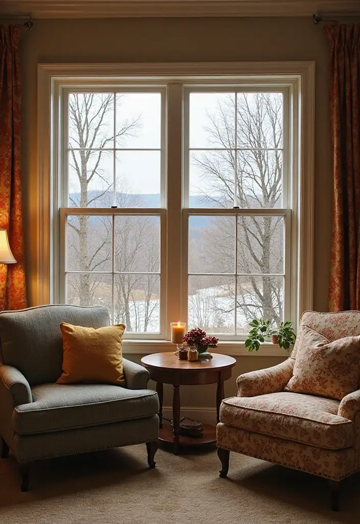 25 Fake Window Ideas That Look Amazingly Real 21 25 Fake Window Ideas That Look Amazingly Real - 21. Faux Window with Seasonal Switches