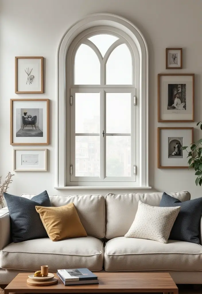 25 Fake Window Ideas That Look Amazingly Real 25 25 Fake Window Ideas That Look Amazingly Real - 25. Gallery Wall Faux Window