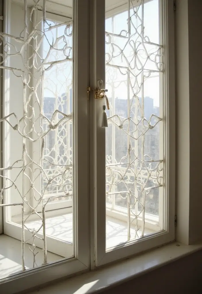 25 Modern Window Grill Designs for a Stylish Look - 1. Minimalist Metal Grills