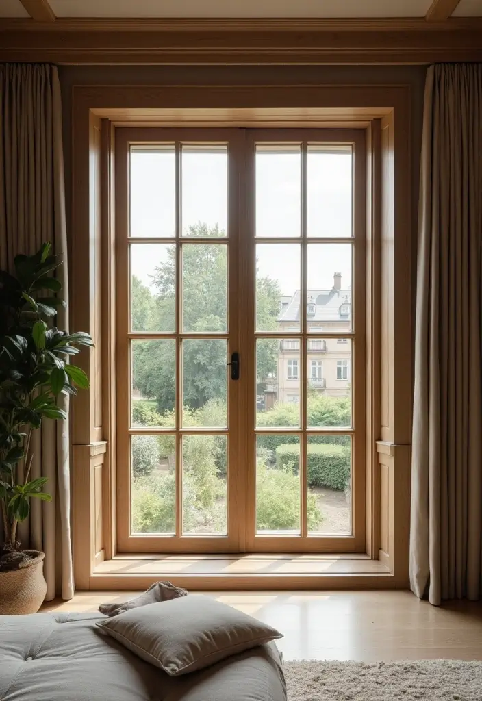 25 Modern Window Grill Designs for a Stylish Look - 16. Folding Grills for Small Spaces