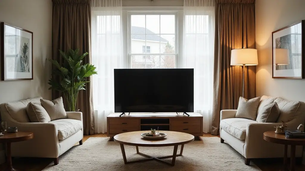 25 Smart TV in Front of Window Layout Ideas