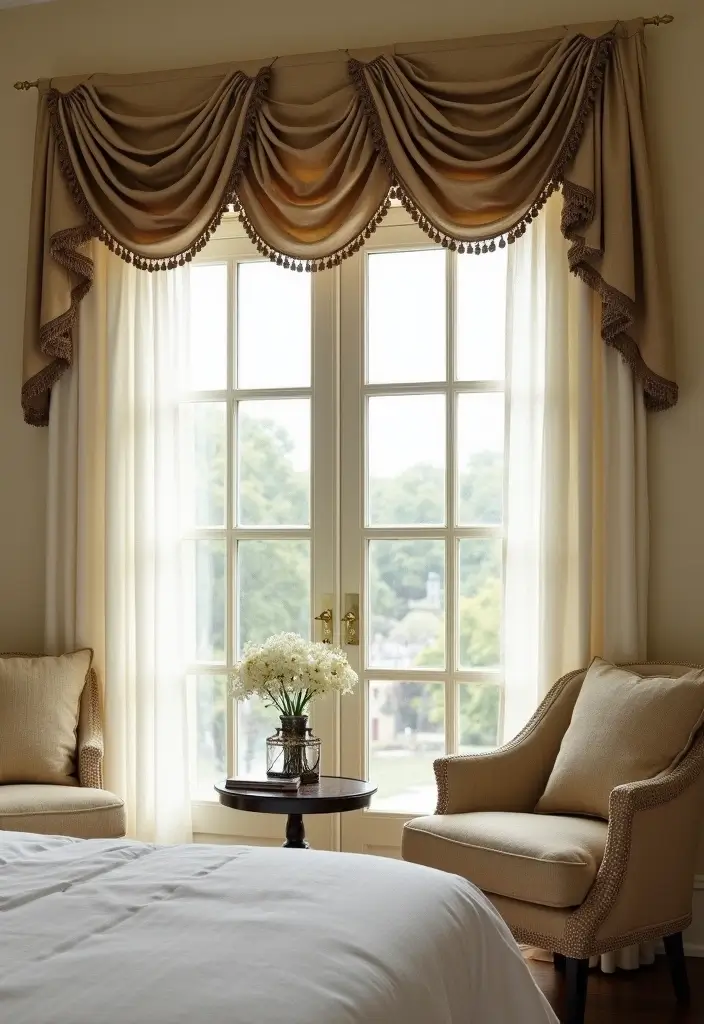 25 Window Dressing Ideas That Transform Your View - 18. Unique Valances