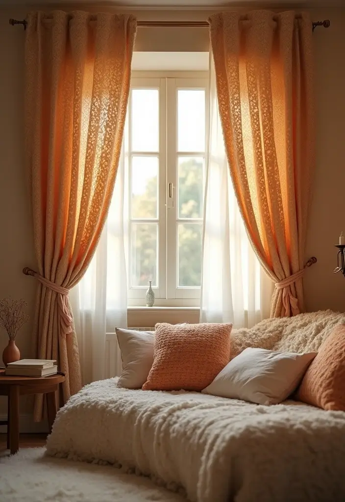25 Window Dressing Ideas That Transform Your View - 23. Cozy Knitted Curtains