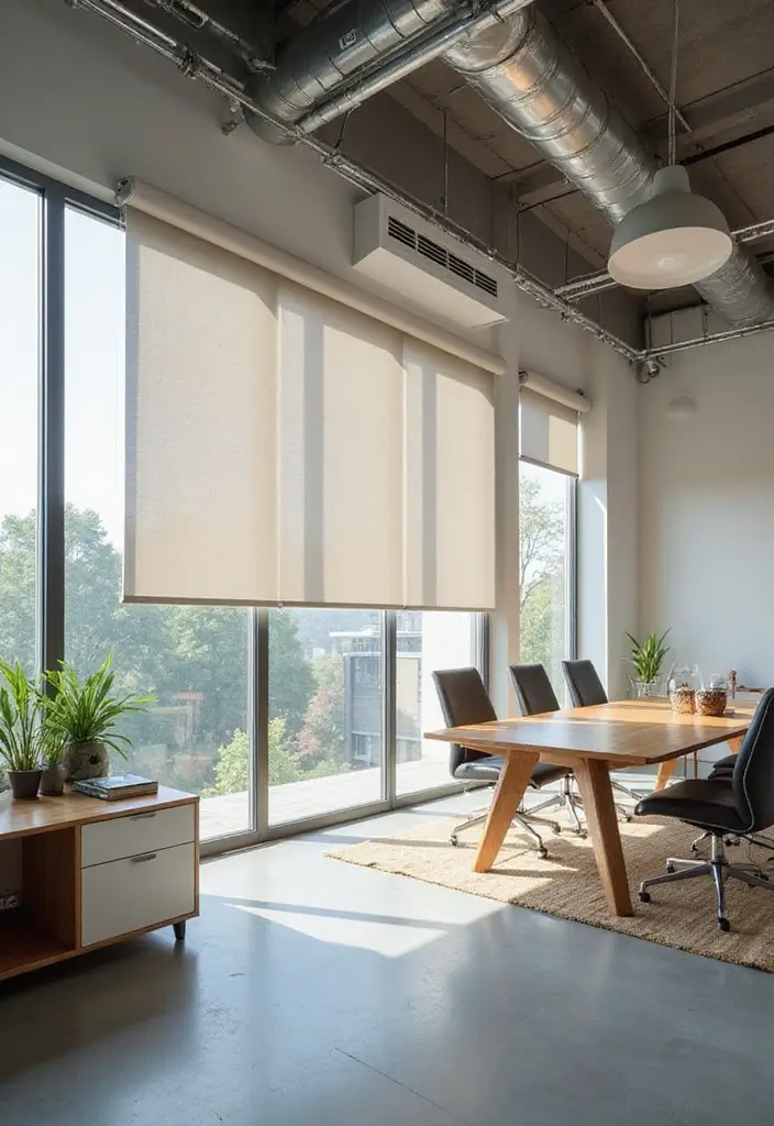 25 Window Dressing Ideas That Transform Your View - 7. Eco-Friendly Roller Shades