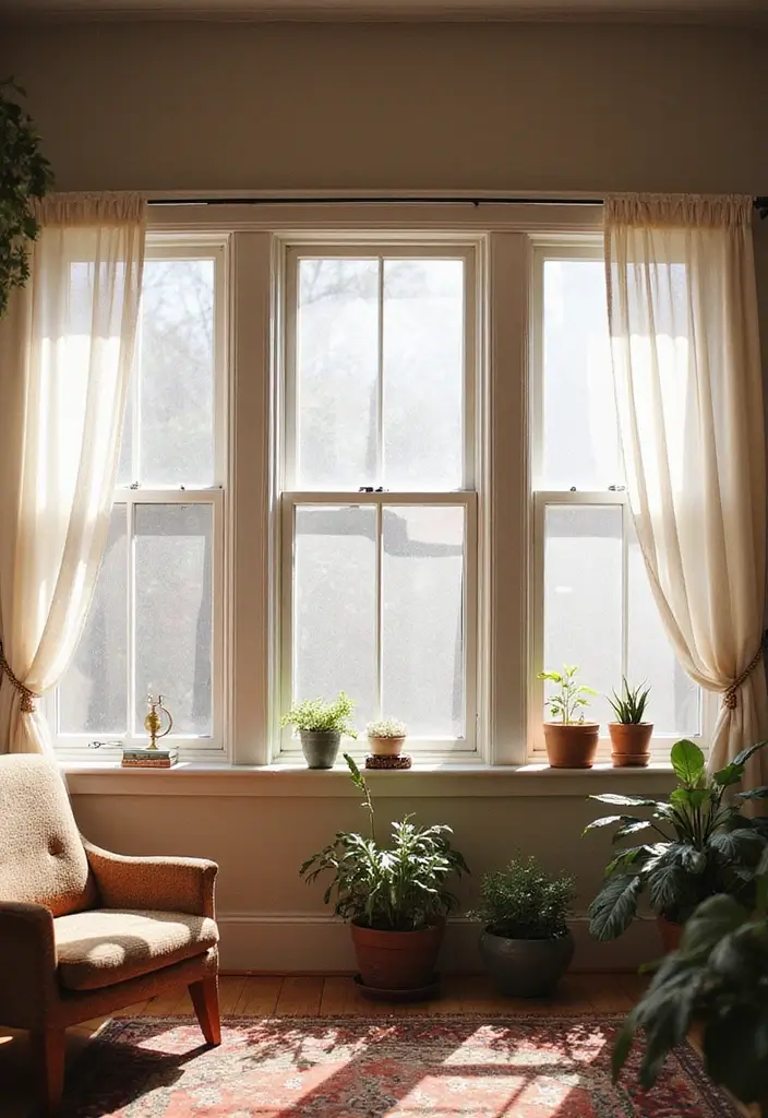 26 Three Window Curtain Ideas That Look Perfect 25 26 Three Window Curtain Ideas That Look Perfect - 25. Functional and Fabulous