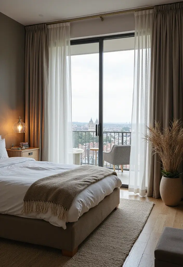 27 Bedroom with Window Layouts You’ll Want to Try 14 27 Bedroom with Window Layouts You’ll Want to Try - 14. Sliding Windows for Seamless Access