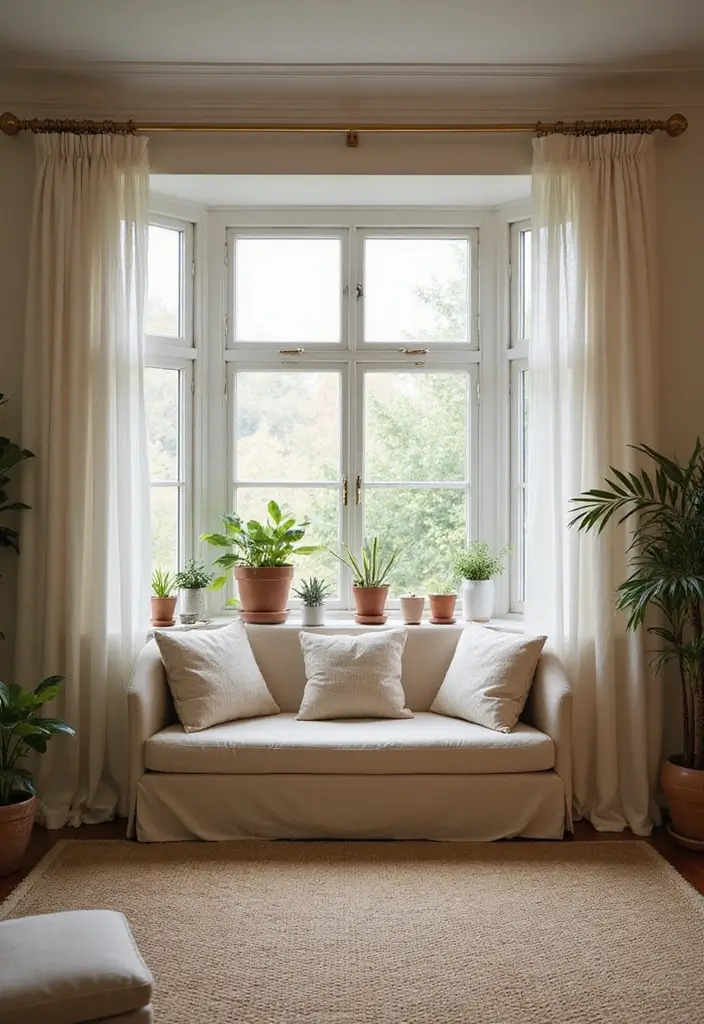 27 Bedroom with Window Layouts You’ll Want to Try 17 27 Bedroom with Window Layouts You’ll Want to Try - 17. Corner Bay Windows for Unique Space Usage