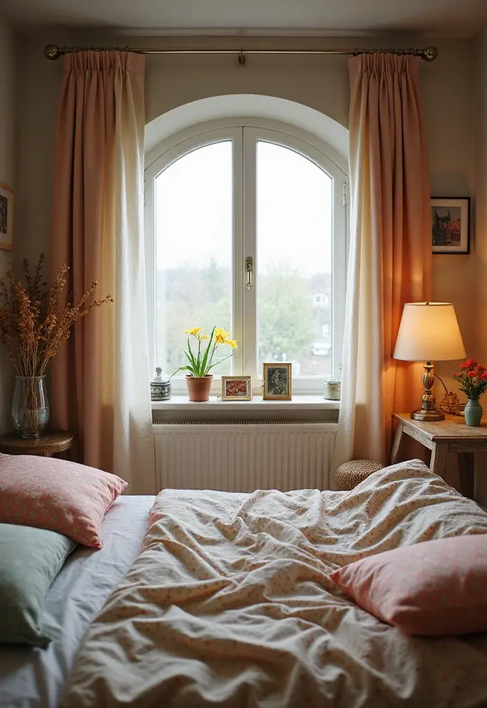 27 Bedroom with Window Layouts You’ll Want to Try 18 27 Bedroom with Window Layouts You’ll Want to Try - 18. Circular Windows for a Unique Touch