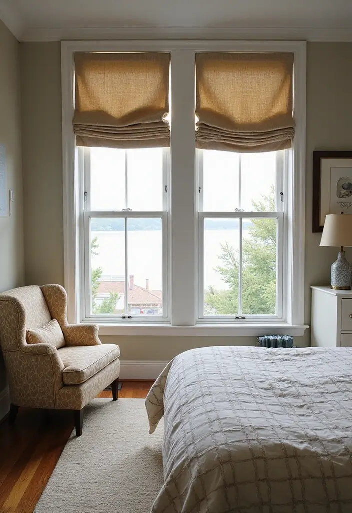 27 Bedroom with Window Layouts You’ll Want to Try 19 27 Bedroom with Window Layouts You’ll Want to Try - 19. Split-Level Windows for Added Interest