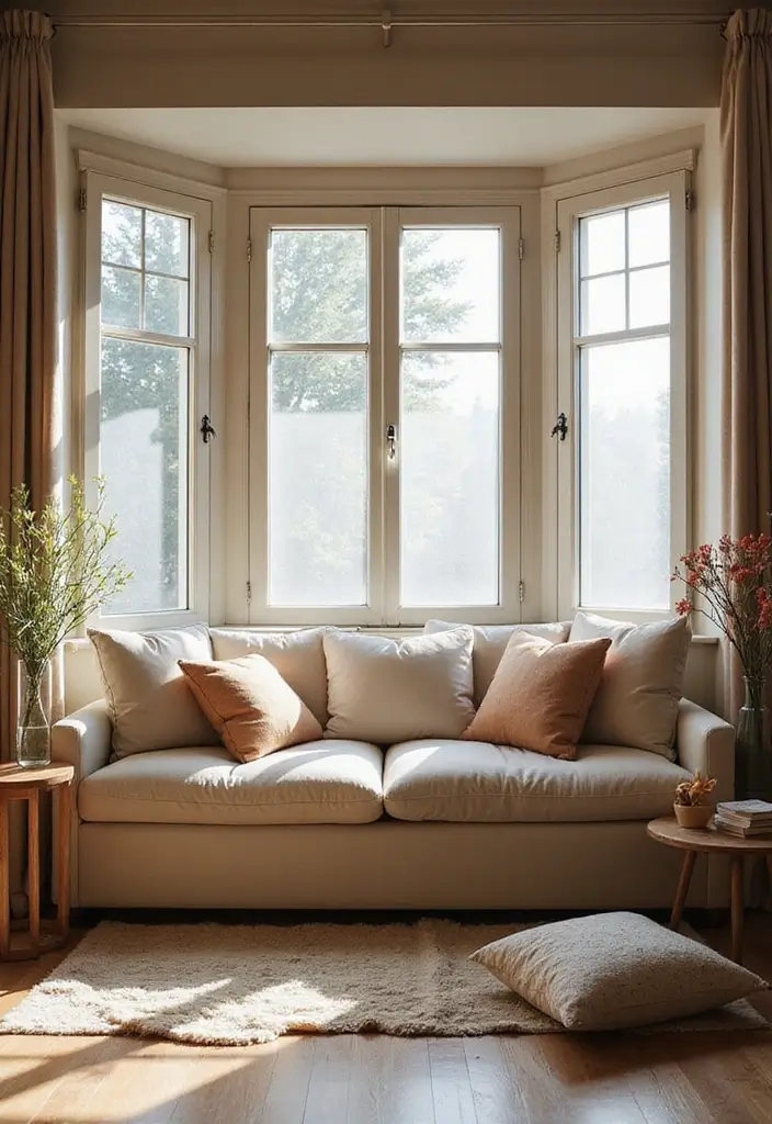 27 Bedroom with Window Layouts You’ll Want to Try 5 27 Bedroom with Window Layouts You’ll Want to Try - 5. Bay Windows for Extra Seating