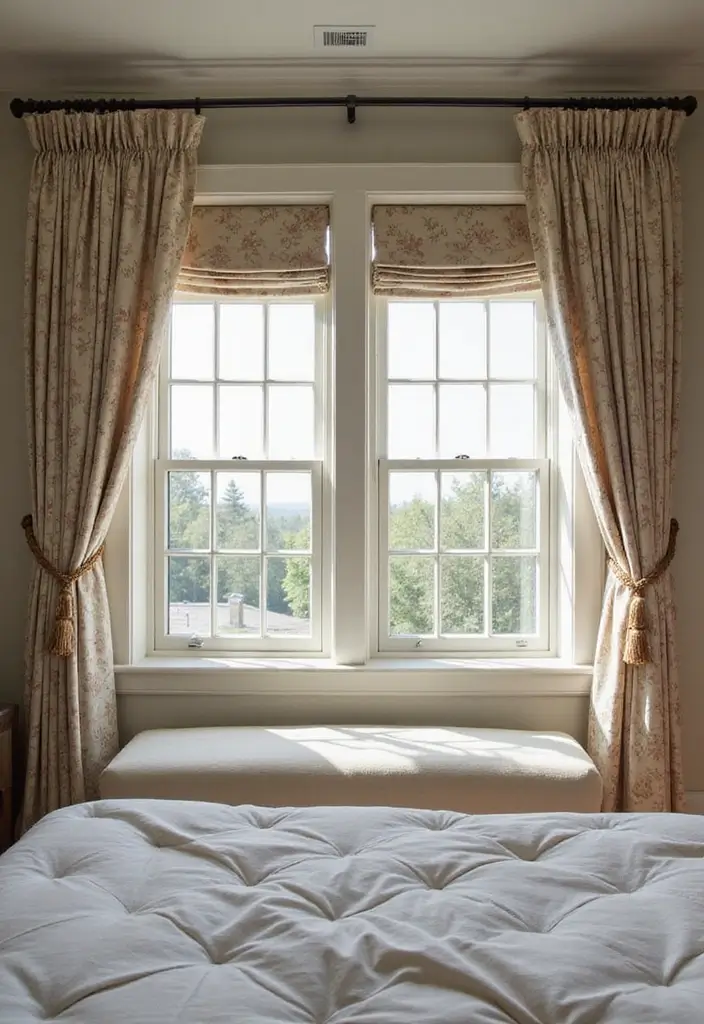 27 Bedroom with Window Layouts You’ll Want to Try 7 27 Bedroom with Window Layouts You’ll Want to Try - 7. Double Windows for Symmetry