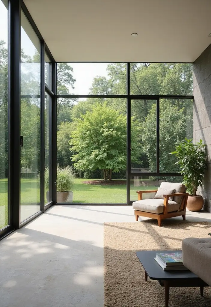 27 Large Window Ideas That Bring the Outdoors In 1 27 Large Window Ideas That Bring the Outdoors In - 1. Floor-to-Ceiling Windows