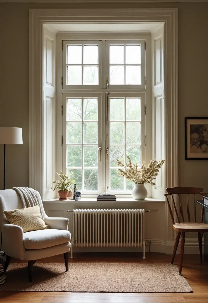 27 Large Window Ideas That Bring the Outdoors In 12 27 Large Window Ideas That Bring the Outdoors In - 12. Double-Hung Windows for Traditional Flair