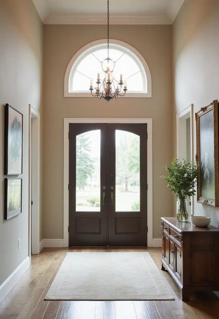 27 Large Window Ideas That Bring the Outdoors In 14 27 Large Window Ideas That Bring the Outdoors In - 14. Transom Windows for Extra Light