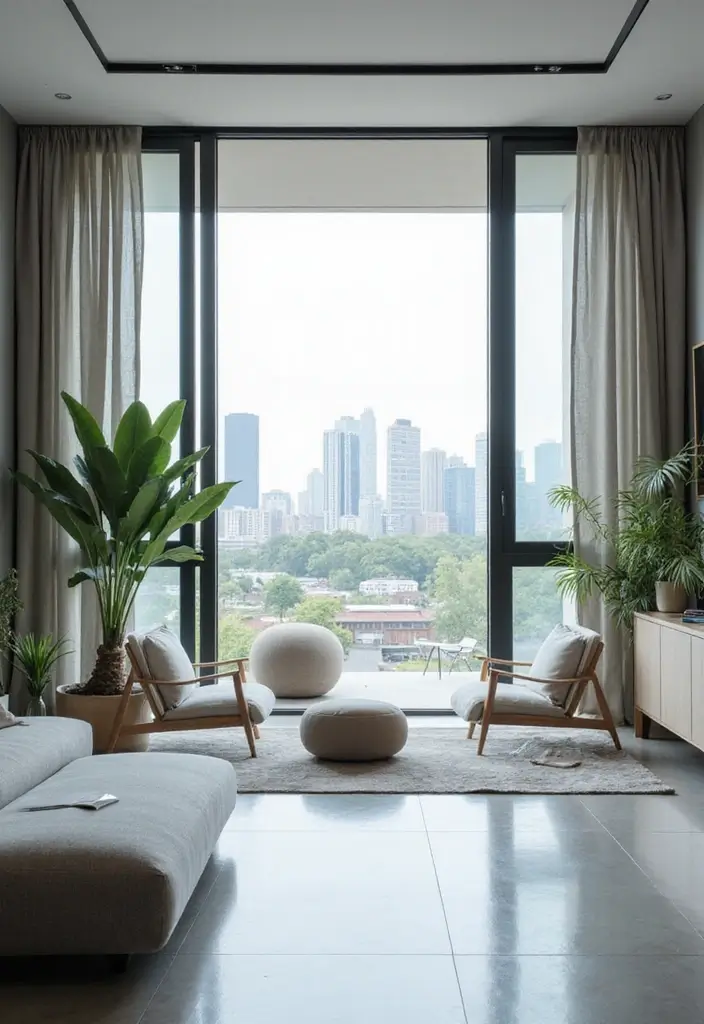 27 Large Window Ideas That Bring the Outdoors In 18 27 Large Window Ideas That Bring the Outdoors In - 18. Smart Windows for Technological Integration