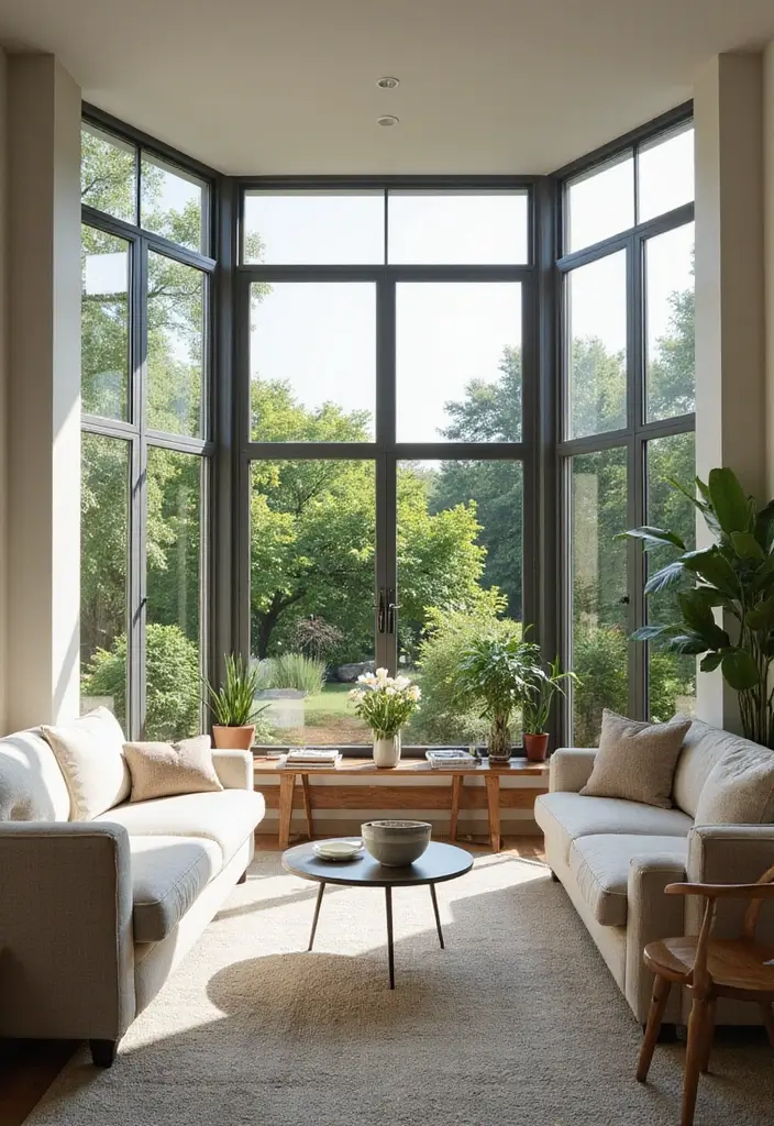 27 Large Window Ideas That Bring the Outdoors In 6 27 Large Window Ideas That Bring the Outdoors In - 6. Corner Windows for Dramatic Views