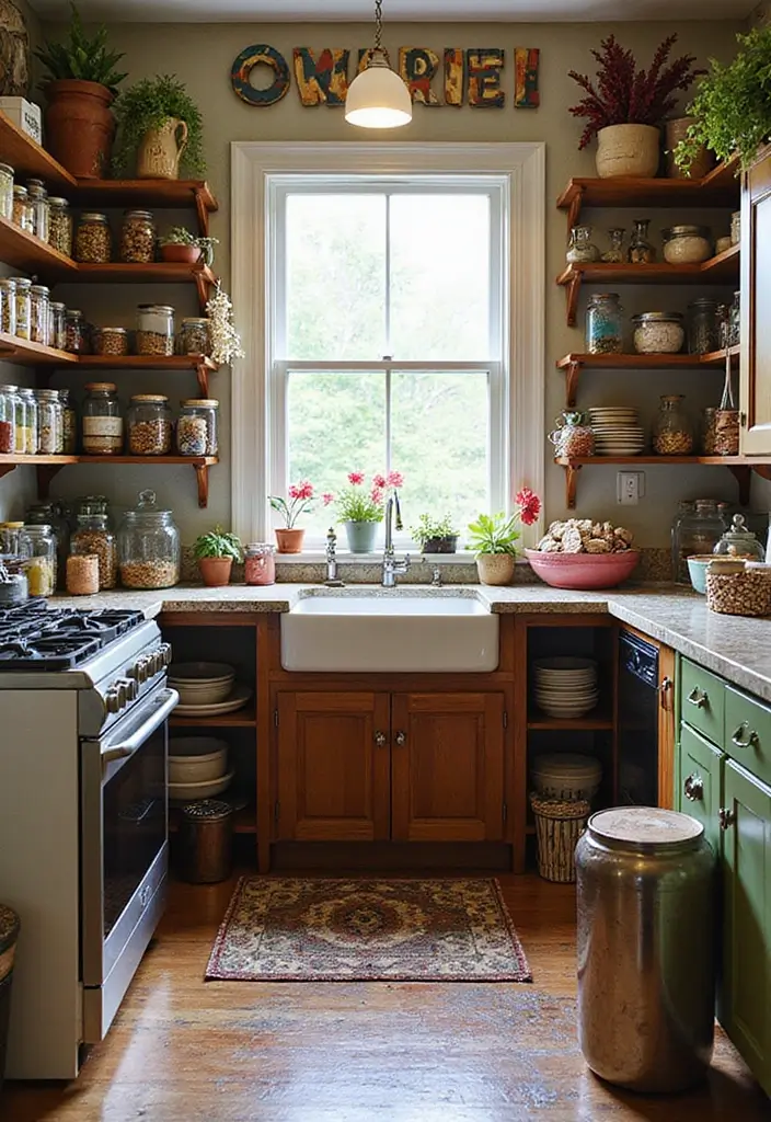 27 Pantry with Window Ideas for Natural Light 10 27 Pantry with Window Ideas for Natural Light - 10. Eclectic Mix