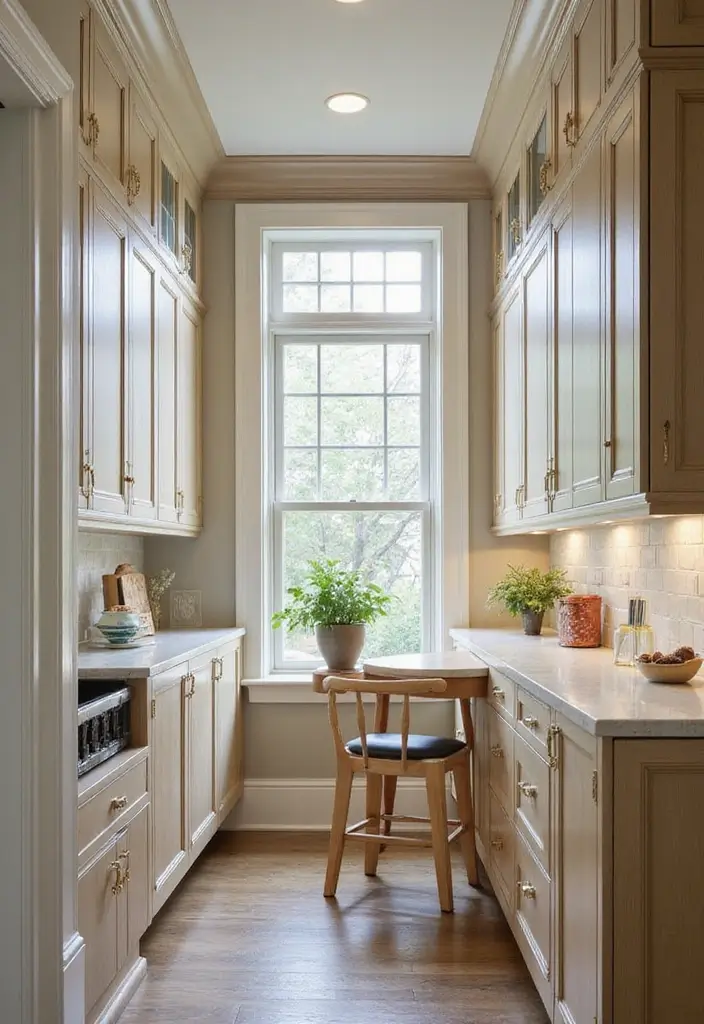 27 Pantry with Window Ideas for Natural Light 18 27 Pantry with Window Ideas for Natural Light - 18. Contemporary Classic