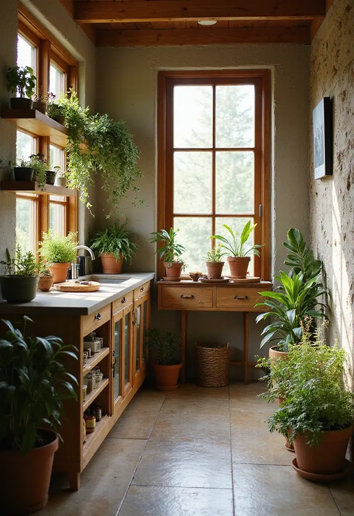 27 Pantry with Window Ideas for Natural Light 21 27 Pantry with Window Ideas for Natural Light - 21. Nature-Inspired
