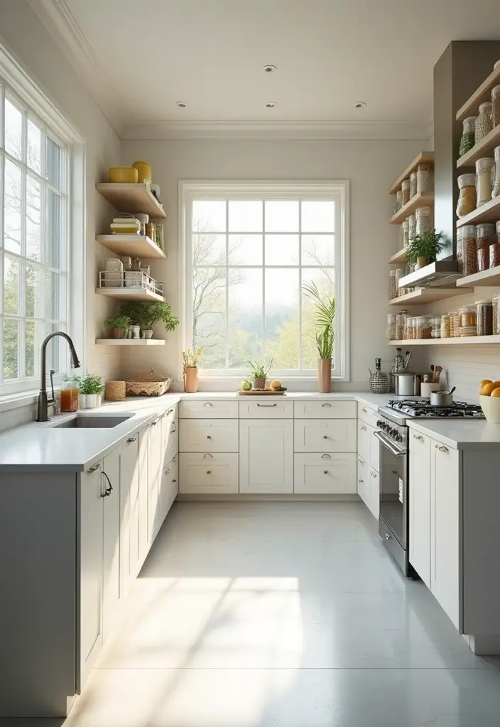 27 Pantry with Window Ideas for Natural Light 4 27 Pantry with Window Ideas for Natural Light - 4. Bright and Airy