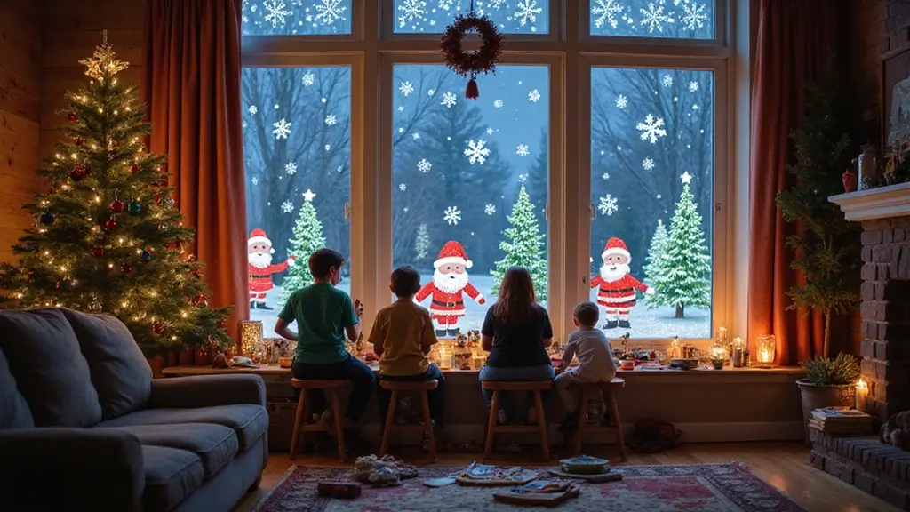 28 Christmas Window Painting Ideas to Try This Holiday
