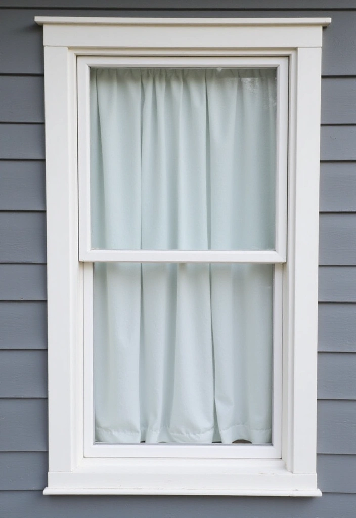 28 Exterior Window Trim Ideas That Pop Instantly - 10. Simple Modern Trim