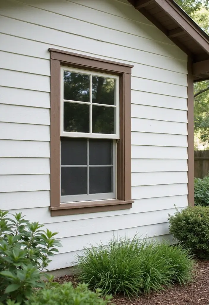 28 Exterior Window Trim Ideas That Pop Instantly - 23. Shiplap Trim