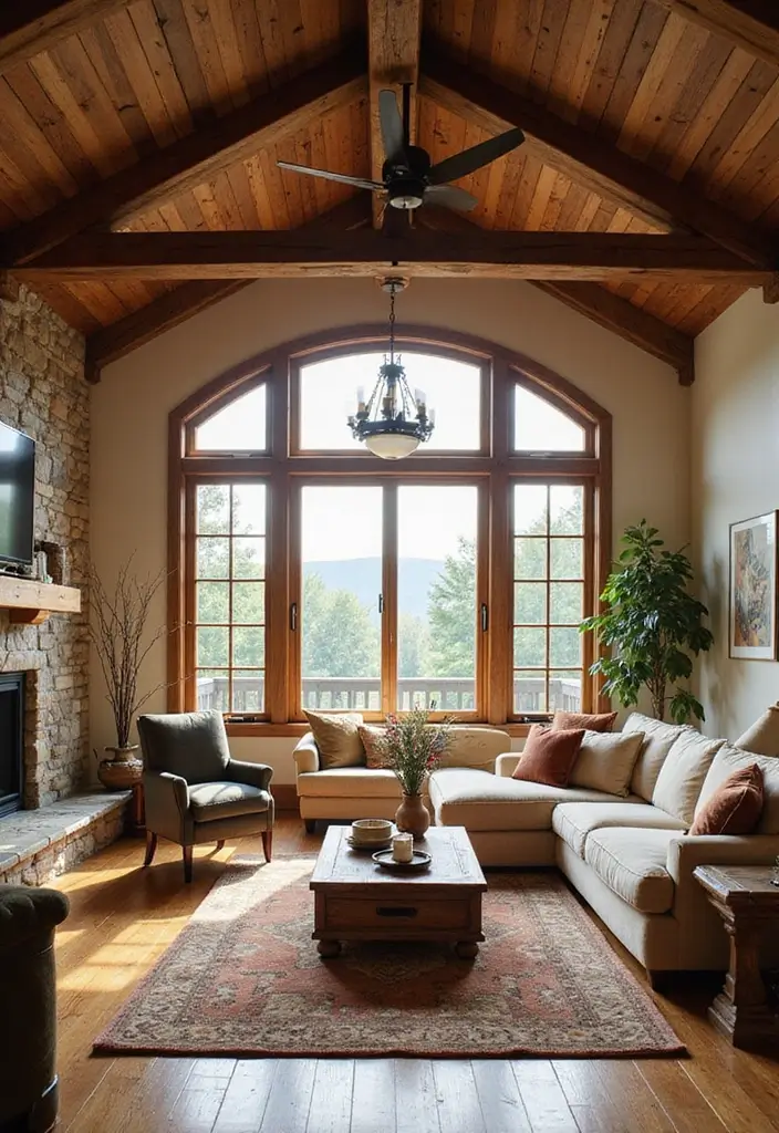 28 Stunning Window Trim Ideas You’ll Want to Copy 1 28 Stunning Window Trim Ideas You’ll Want to Copy - 1. Rustic Wood Beams