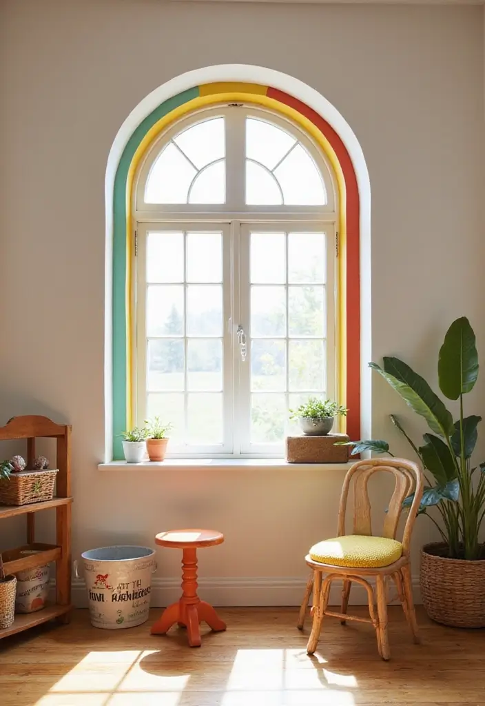 28 Stunning Window Trim Ideas You’ll Want to Copy 13 28 Stunning Window Trim Ideas You’ll Want to Copy - 13. Colorful Trim Accents