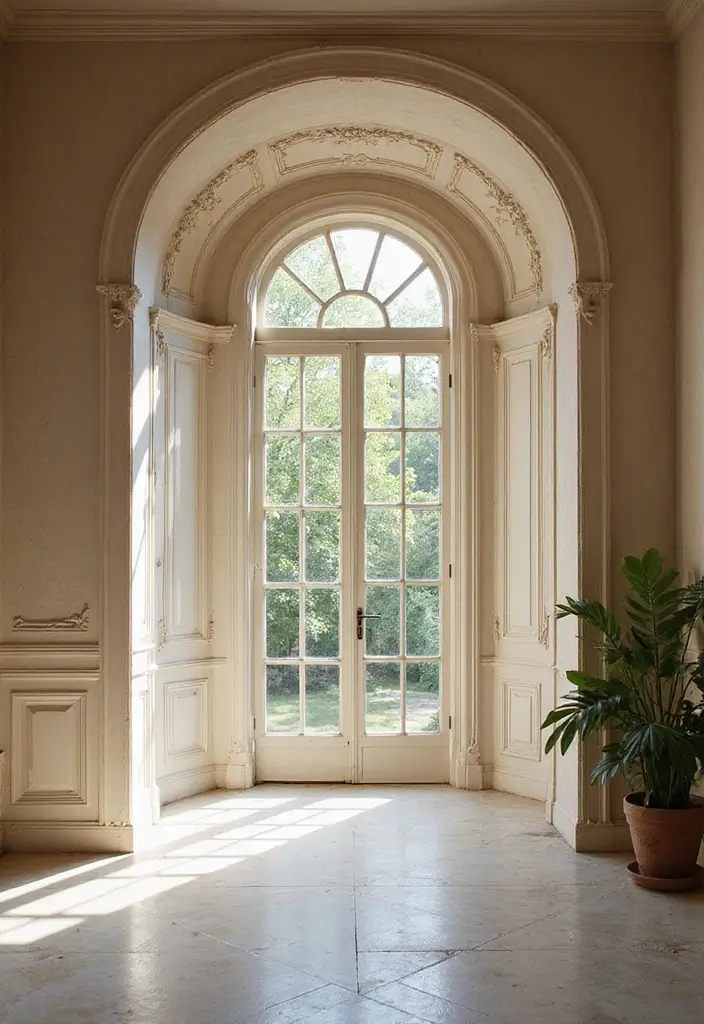 28 Stunning Window Trim Ideas You’ll Want to Copy 14 28 Stunning Window Trim Ideas You’ll Want to Copy - 14. Arched Window Frames