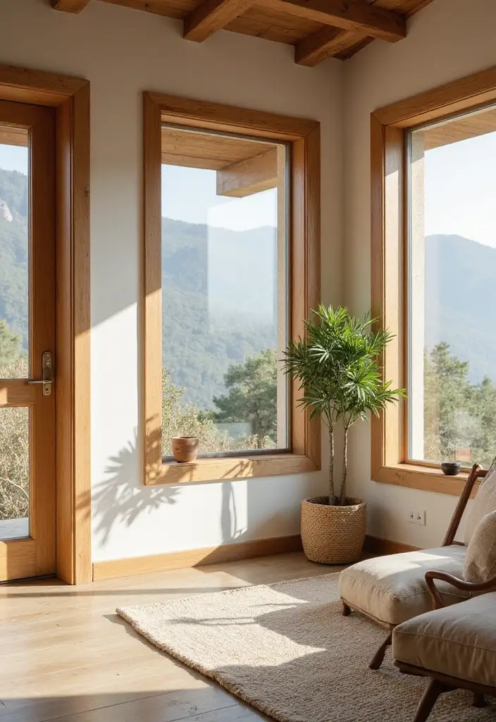28 Stunning Window Trim Ideas You’ll Want to Copy 16 28 Stunning Window Trim Ideas You’ll Want to Copy - 16. Natural Finishes
