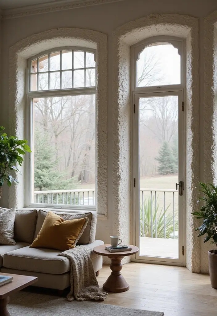 28 Stunning Window Trim Ideas You’ll Want to Copy 20 28 Stunning Window Trim Ideas You’ll Want to Copy - 20. Textured Finishes