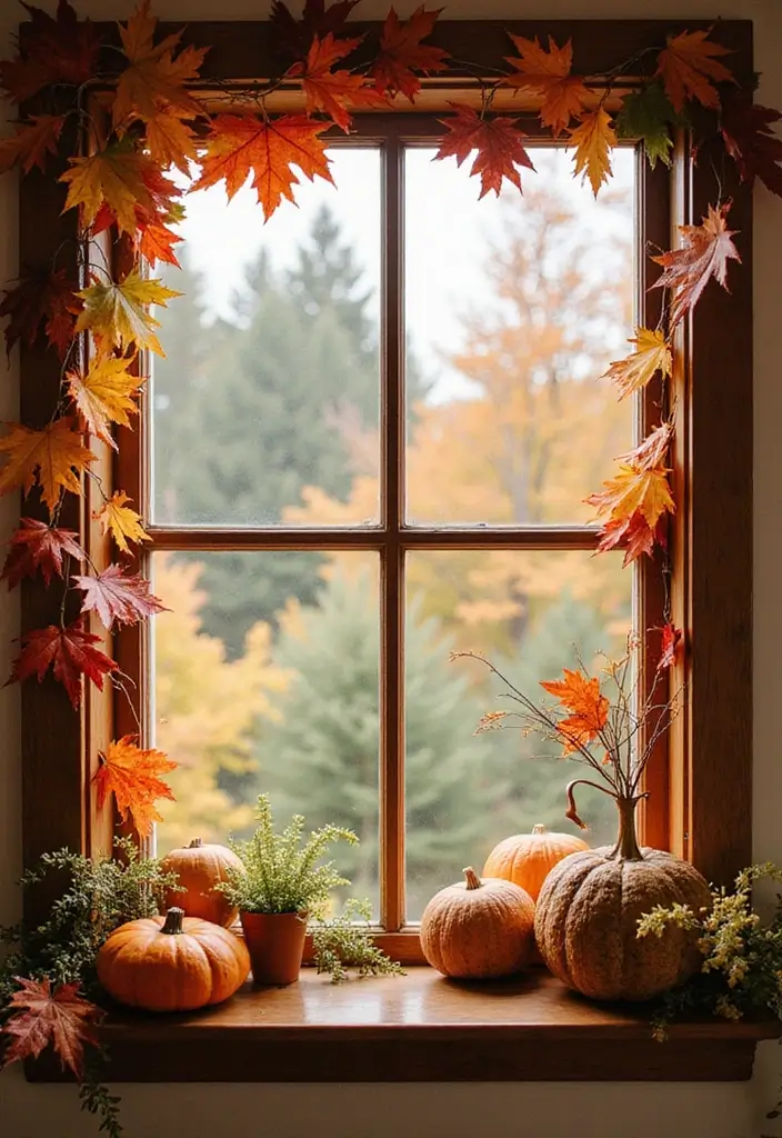 28 Stunning Window Trim Ideas You’ll Want to Copy 26 28 Stunning Window Trim Ideas You’ll Want to Copy - 26. Seasonal Decor