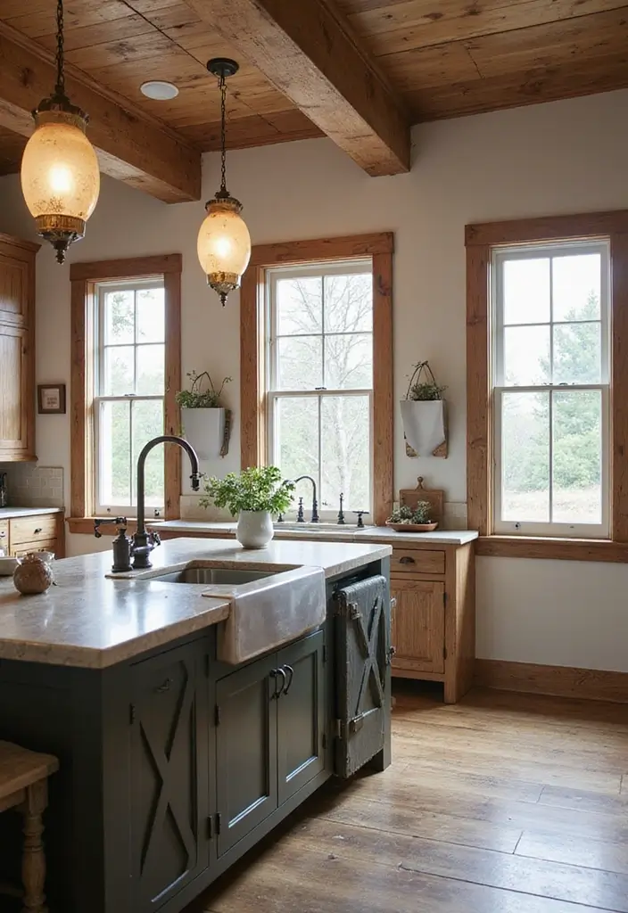 28 Stunning Window Trim Ideas You’ll Want to Copy 8 28 Stunning Window Trim Ideas You’ll Want to Copy - 8. Rustic Barn Door Shutters