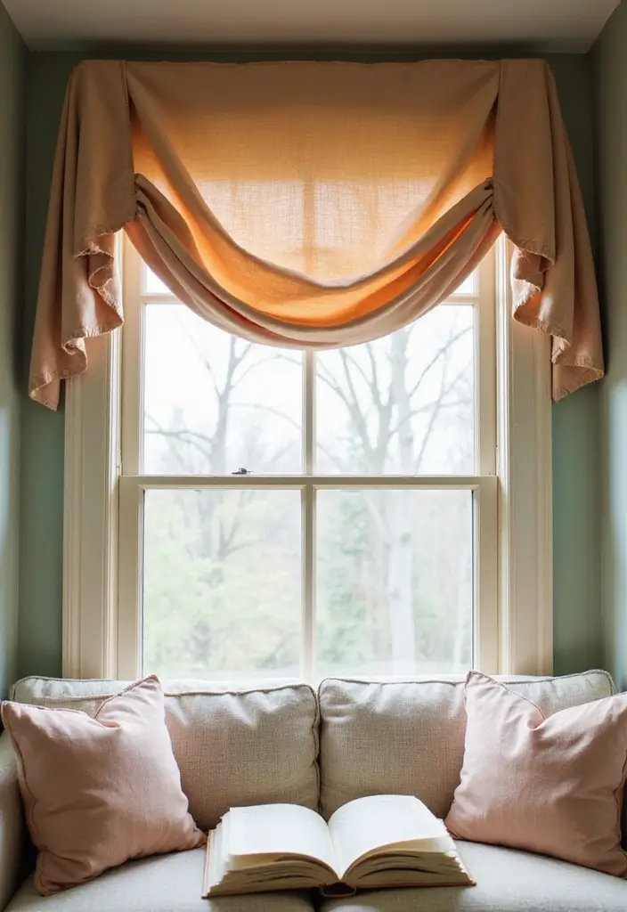 28 Window Valance Ideas That Complete the Look 11 28 Window Valance Ideas That Complete the Look - 11. Chenille Fabric Valance