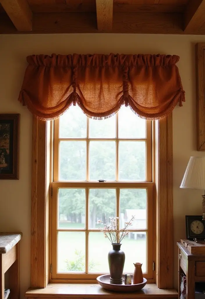 28 Window Valance Ideas That Complete the Look 19 28 Window Valance Ideas That Complete the Look - 19. Felted Wool Valance