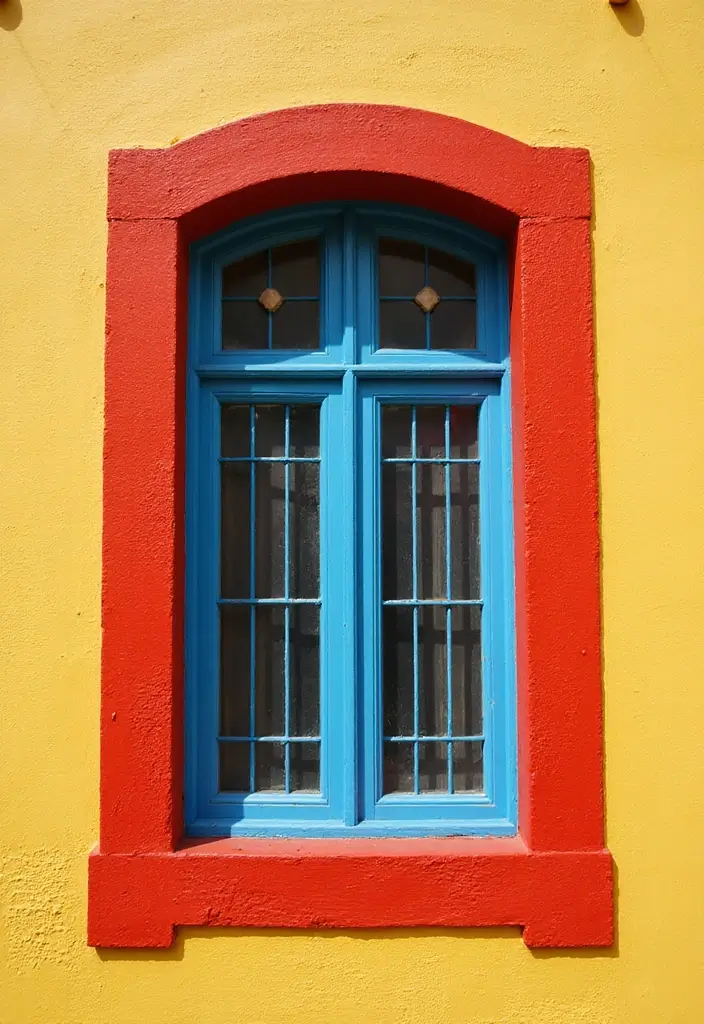 29 Stylish Grill Design Ideas for Modern Windows 15 29 Stylish Grill Design Ideas for Modern Windows - 15. Bold Color Accents