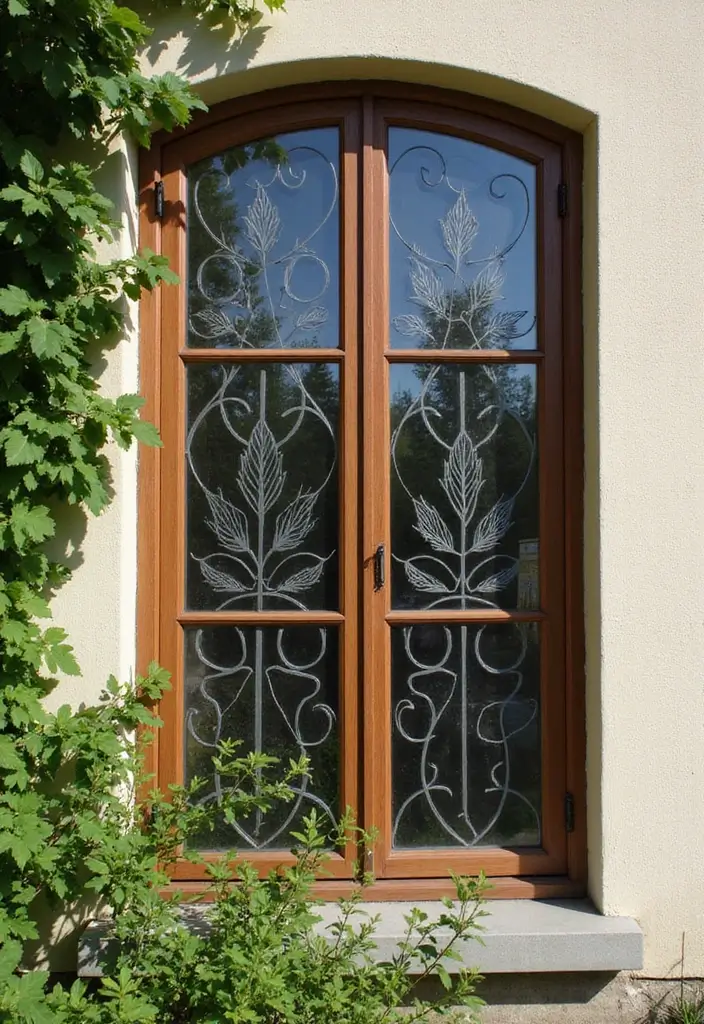 29 Stylish Grill Design Ideas for Modern Windows 2 29 Stylish Grill Design Ideas for Modern Windows - 2. Nature-Inspired Designs