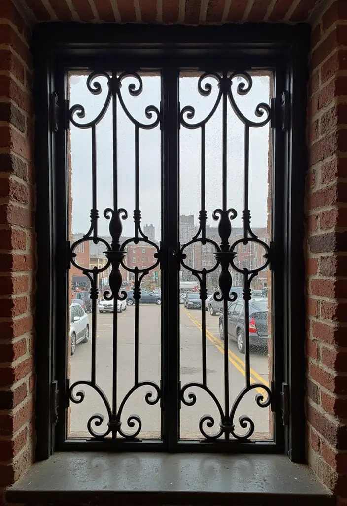 29 Stylish Grill Design Ideas for Modern Windows 21 29 Stylish Grill Design Ideas for Modern Windows - 21. Industrial Chic Grills
