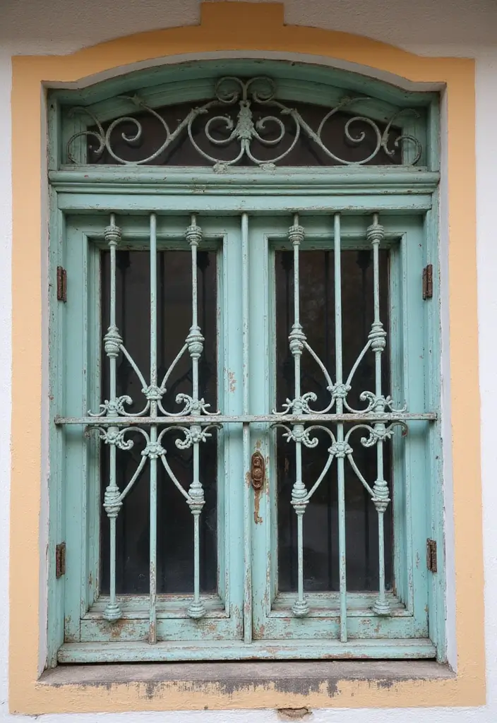 29 Stylish Grill Design Ideas for Modern Windows 8 29 Stylish Grill Design Ideas for Modern Windows - 8. Vintage Grills