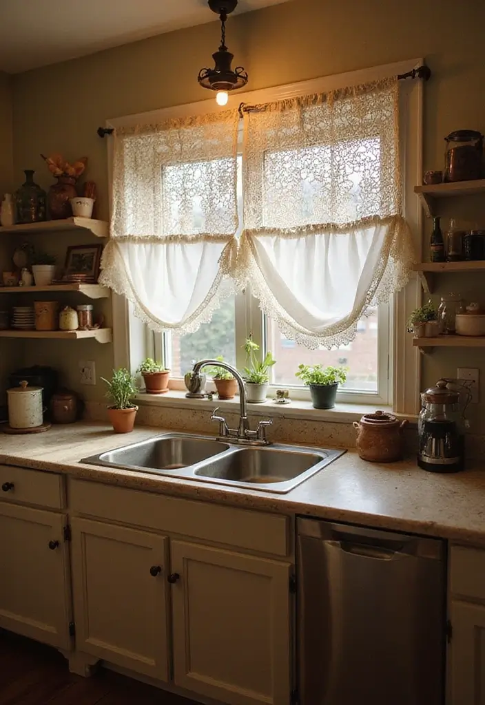 29 Window Curtain Ideas for Every Room Style 12 29 Window Curtain Ideas for Every Room Style - 12. Crochet Curtains for a Vintage Touch