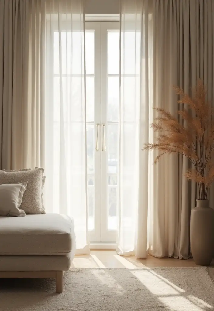 29 Window Curtain Ideas for Every Room Style 5 29 Window Curtain Ideas for Every Room Style - 5. Linen Curtains for Effortless Elegance
