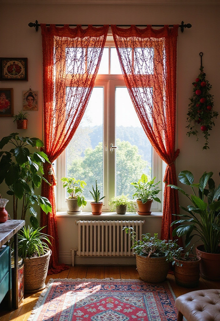 29 Window Curtain Ideas for Every Room Style 6 29 Window Curtain Ideas for Every Room Style - 6. Macrame Curtains for a Boho Vibe
