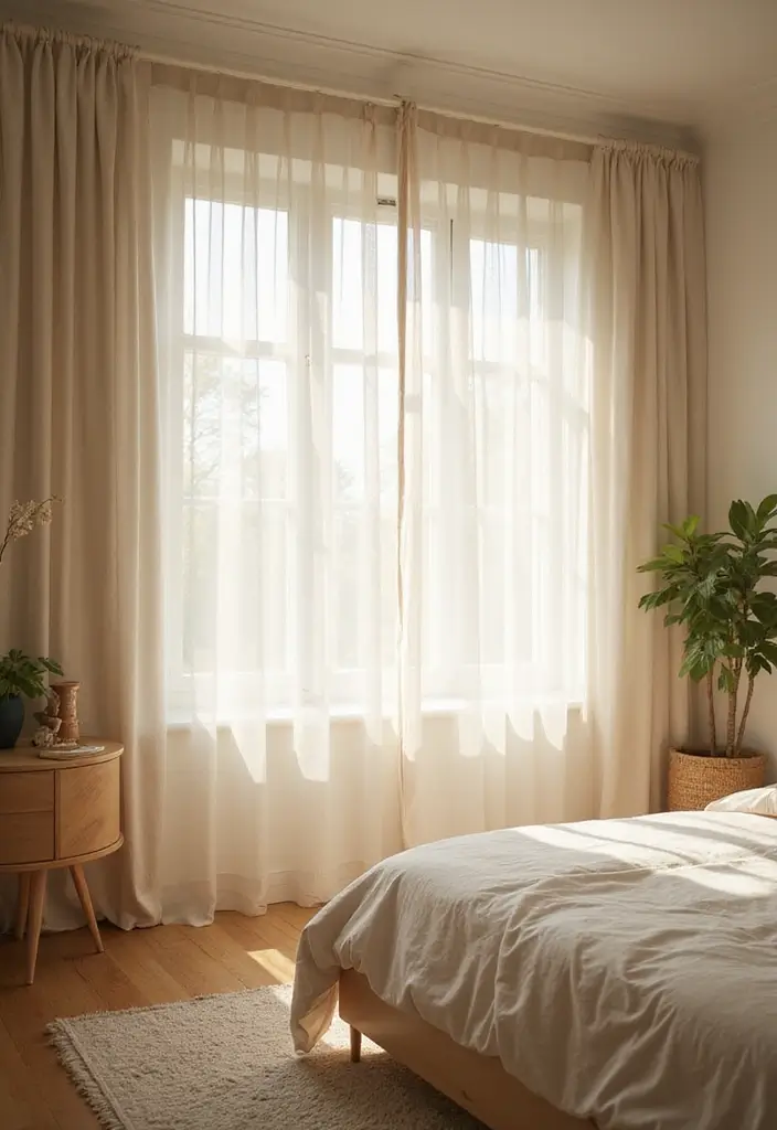 29 Window Curtain Ideas for Every Room Style 9 29 Window Curtain Ideas for Every Room Style - 9. Eco-Friendly Sheer Curtains for a Light Touch