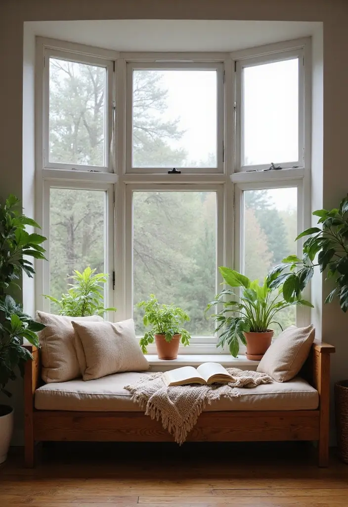 29 Window Seating Ideas for a Dreamy Home Look 1 29 Window Seating Ideas for a Dreamy Home Look - 1. Classic Wooden Bench