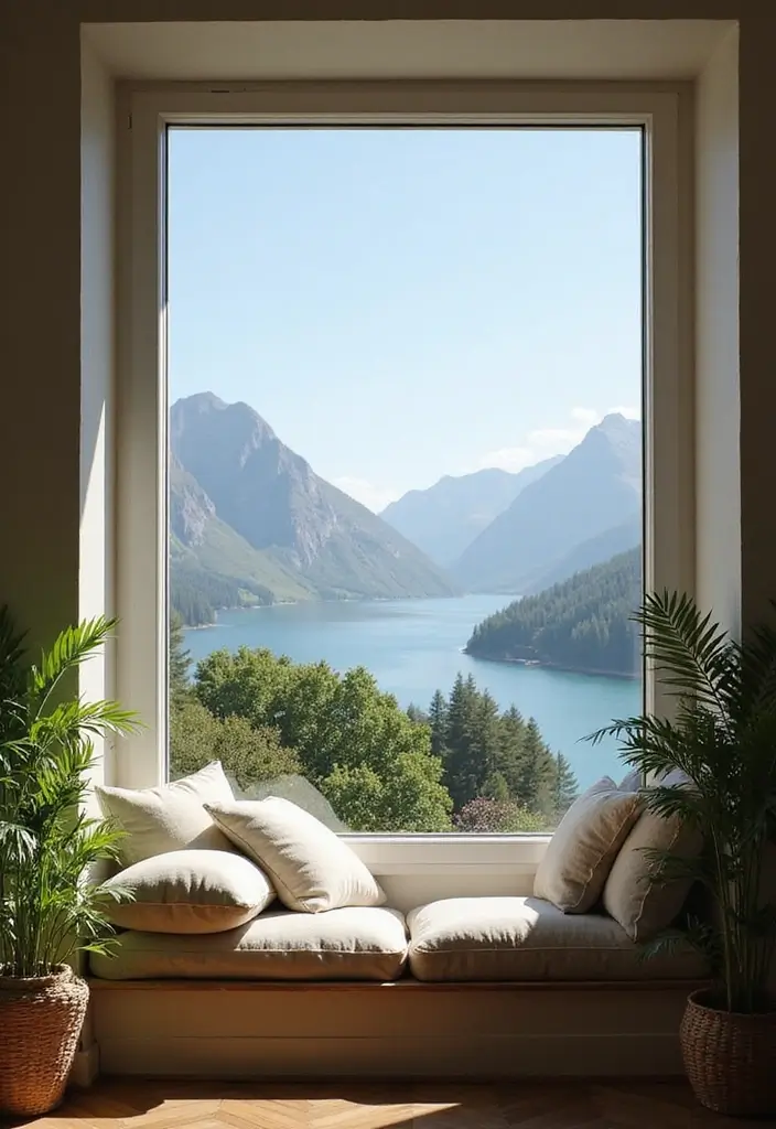 29 Window Seating Ideas for a Dreamy Home Look 10 29 Window Seating Ideas for a Dreamy Home Look - 10. Window Seat with a View